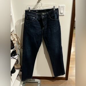 AG Adriano Goldschmied Men's Straight Jeans - Dark Indigo